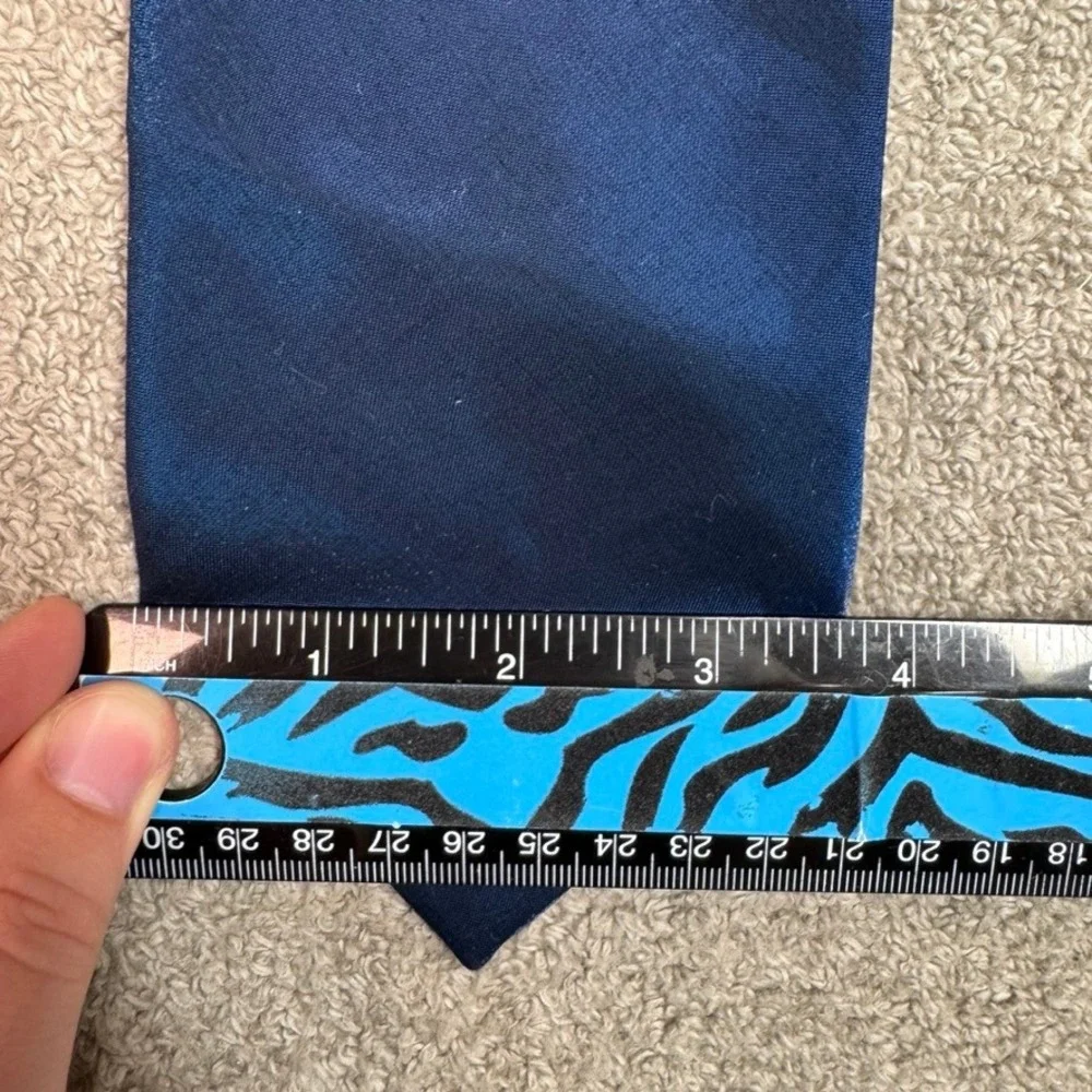 Paul Rene Mens Royal Blue Textured Necktie Formal Business Classic Tie RN 41200
